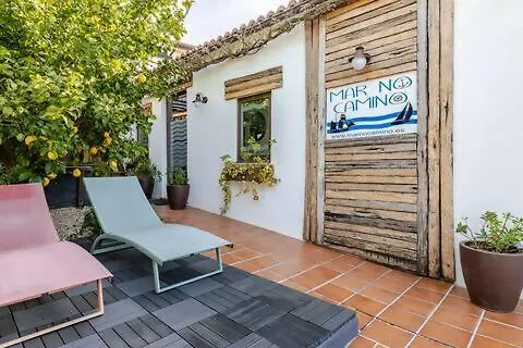 펜션 Mar No Camino. Terraza, Banera Con Vista Al Mar.