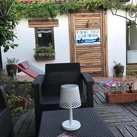 Mar No Camino. Terraza, Banera Con Vista Al Mar. Prázdninový dům Brens